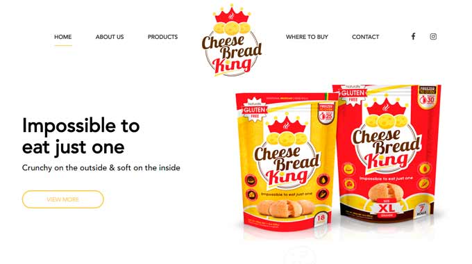 Visite o site no link http://cheesebreadking.com